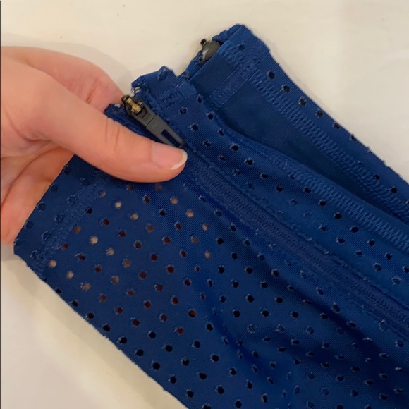 Adidas Supernova Climalite Blue Cut Out Leggings - Picture 3 of 10